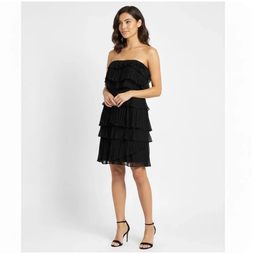 kinslee corset cotton blend midi dress ZAQQ LUQAS Wide Brown: Casual dresses A corset online_jan0926 Primary color:Black florals